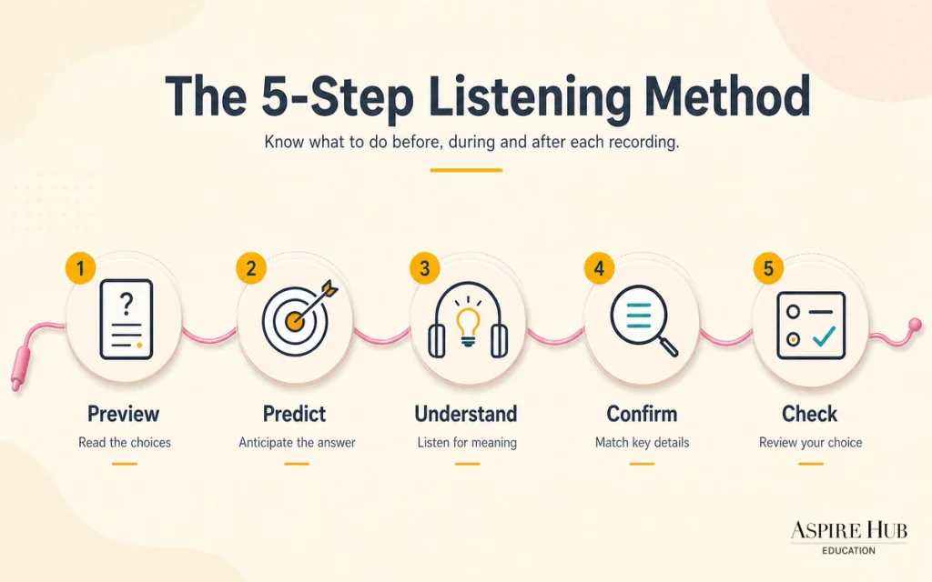 A Five-Step Strategy for PSLE Listening Comprehension