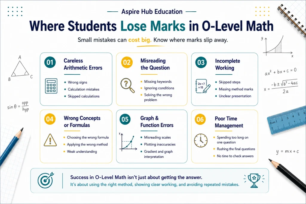 where students lose marks o level math yellow